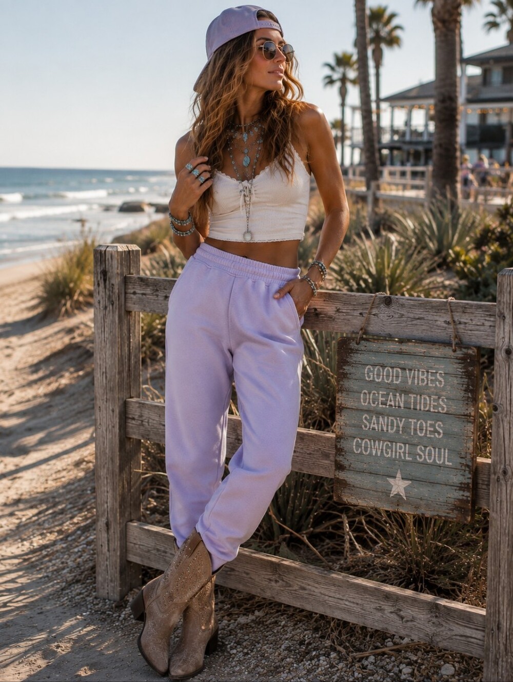 Cocoburry Lavender Jogger Pants NWT Cozy Lounge Athleisure Drawstring Sweatpants
